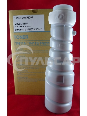 Тонер Konica-Minolta Di152/183/211/1611/2011/bizhub 162/163/210/211 тип 106B/TN-114 (туба 413 гр.) JPN