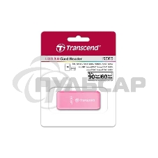 Считыватель карты памяти Transcend All in1 Multi Card Reader, Pink