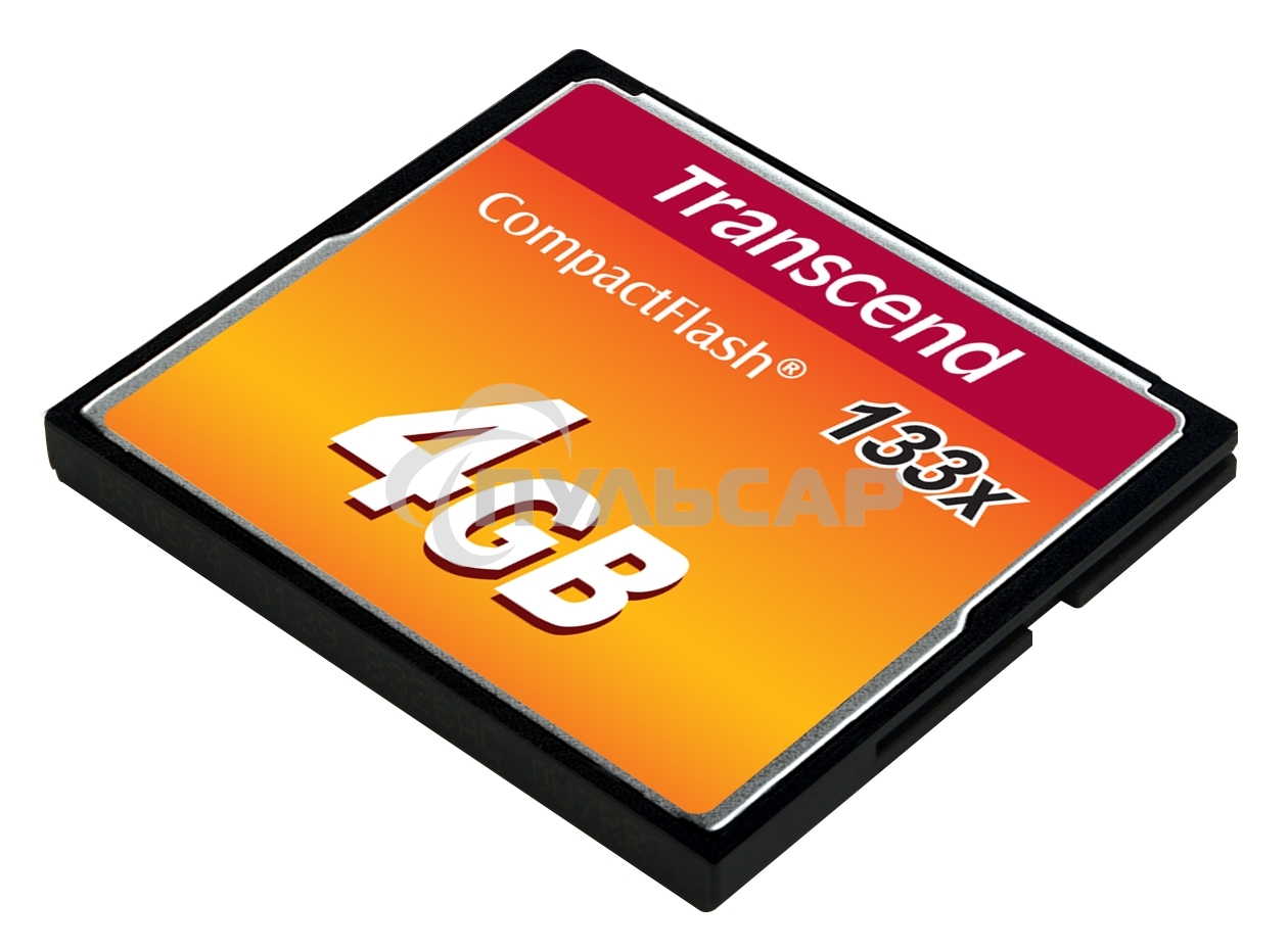 Флеш карта CF 4Gb 133x Type I Transcend (TS4GCF133)