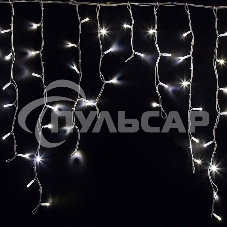 Гирлянда Neon-night Айсикл (бахрома) светодиодный, 5,6 х 0,9 м, белый провод каучук, 230 В, диоды белые, 240 LED Гирлянда Neon-night Айсикл (бахрома) светодиодный, 5,6 х 0,9 м, белый провод каучук, 230 В, диоды белые, 240 LED