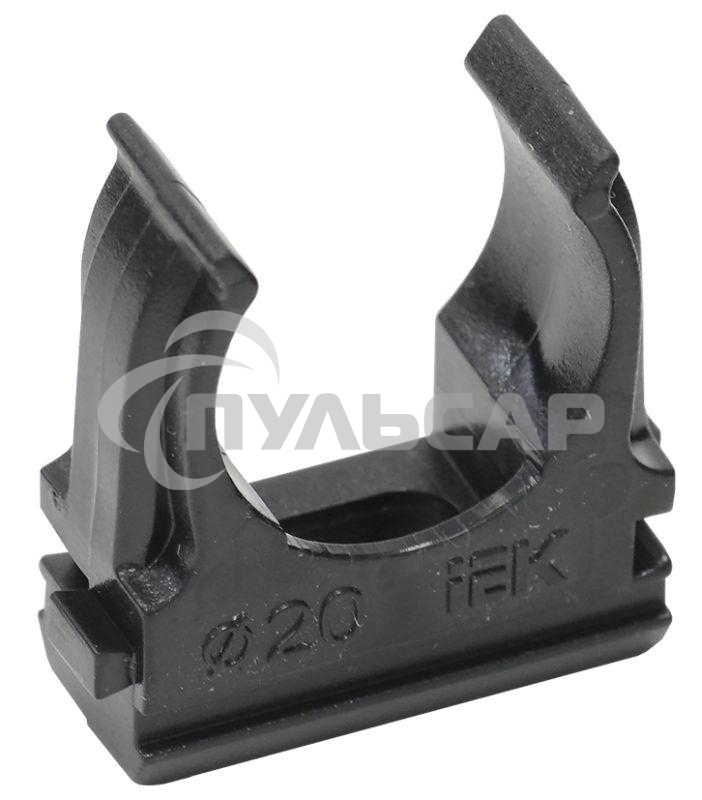 Держатель с защелкой CF20 IEK черный CTA10D-CF20-K02-100