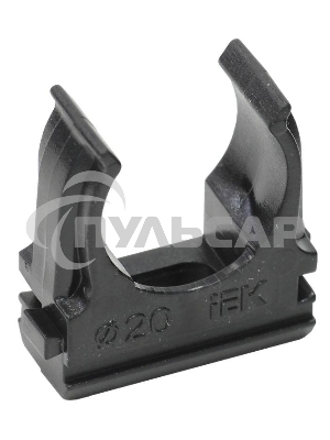 Держатель с защелкой CF20 IEK черный CTA10D-CF20-K02-100