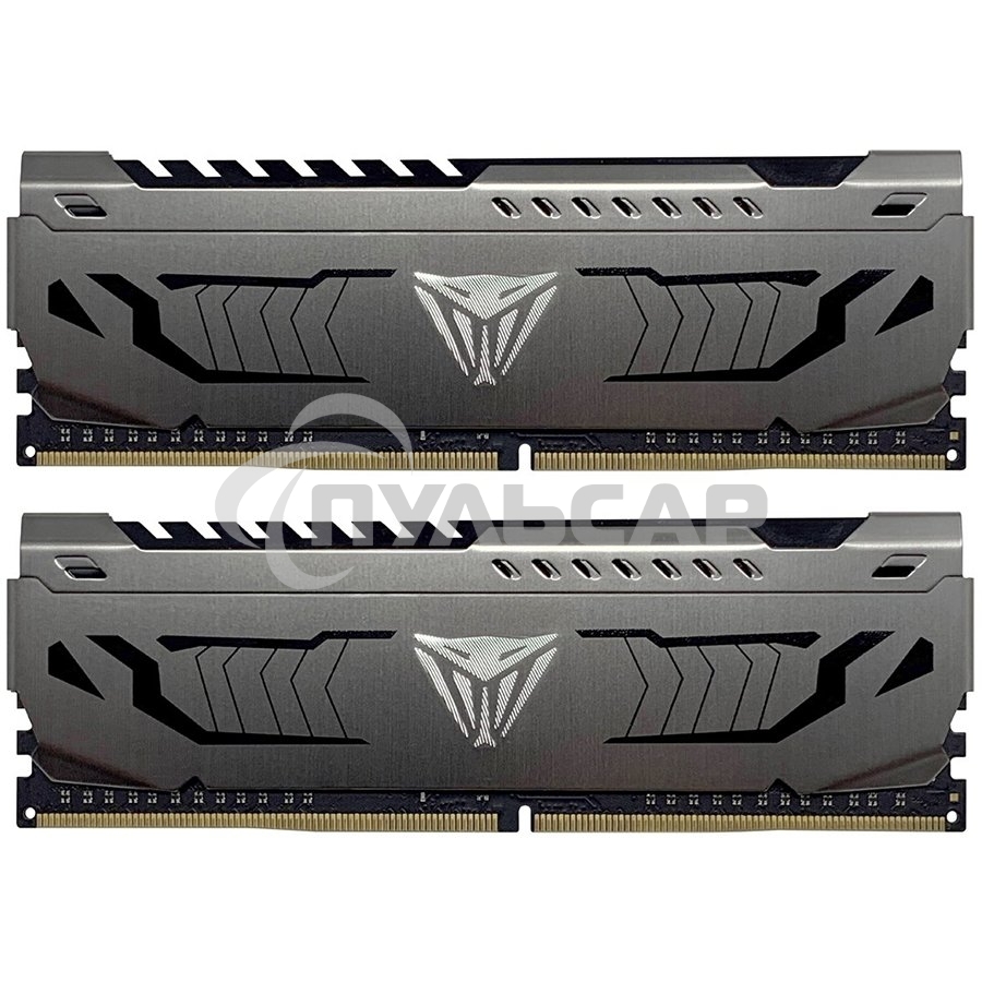 Оперативная память Patriot Viper Steel, DDR4, 16Gb (2x8 Gb), 3733 MHz, CL17, DIMM, радиатор, черный