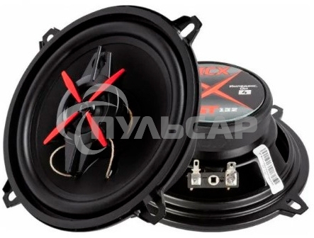 Колонки автомобильные Kicx ST 132 80Вт 89дБ 4Ом 13см (5дюйм) (ком.:2кол.) коаксиальные трехполосные