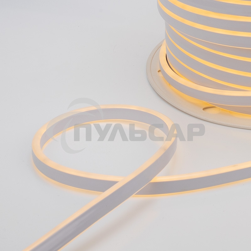 Гибкий неон Neon-night SMD 8х16мм, двухсторонний, 24В, теплый белый, 120 LED/м, 50м