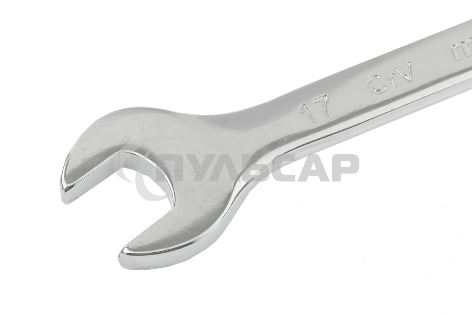 Ключ комбинированный Matrix, 17 мм, CrV, полированный хром