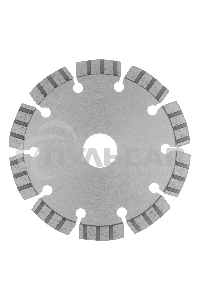 Диск алмазный ф125х22,2мм, лазерная приварка турбо-сегментов, сухое резание Gross