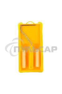 Малярный набор для работ с лаками: кювета 150 мм х 290 мм и мини-валик 110 мм Сибртех