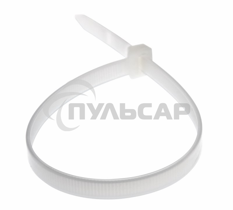 Хомут-стяжка кабельная нейлоновая Rexant 300 x7,6 мм, белая, упаковка 100 шт.