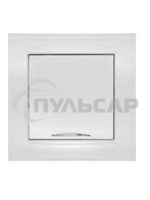 Выключатель 1-кл. СП Бриллиант 10А IP20 с подсветкой белый Universal 7947397