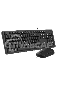 Комплект клавиатура + мышь A4Tech KK-3330S клав:черный мышь:черный USB