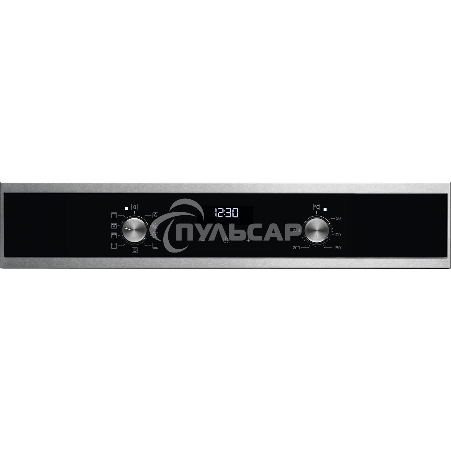 Электрический духовой шкаф Electrolux с кольцевым нагревательным элементом SurroundCook, основной цвет - нержавеющая сталь c Anti Finger Print, утапливаемые переключатели, таймер отключения, отложенный старт, будильник, хромированные направляющие из нержа