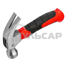 Молоток-гвоздодер Matrix мини, фибергласовая двухкомпонентная рукоятка, 250г