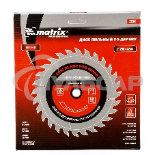 Пильный диск Matrix по дереву, 200x32мм, 60 зубьев, + кольцо, 30/32 Professional