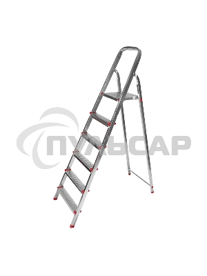 Стремянка металлическая 6 ступенек, усиленный профиль Rexant 12-5056