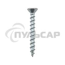 Саморез оконный KRANZ острый, 4.1х35, белый цинк, короб (500 шт./уп.)