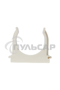 Крепеж-клипса для монтажного пистолета Ø 40 мм, белая (25 шт/уп) Rexant