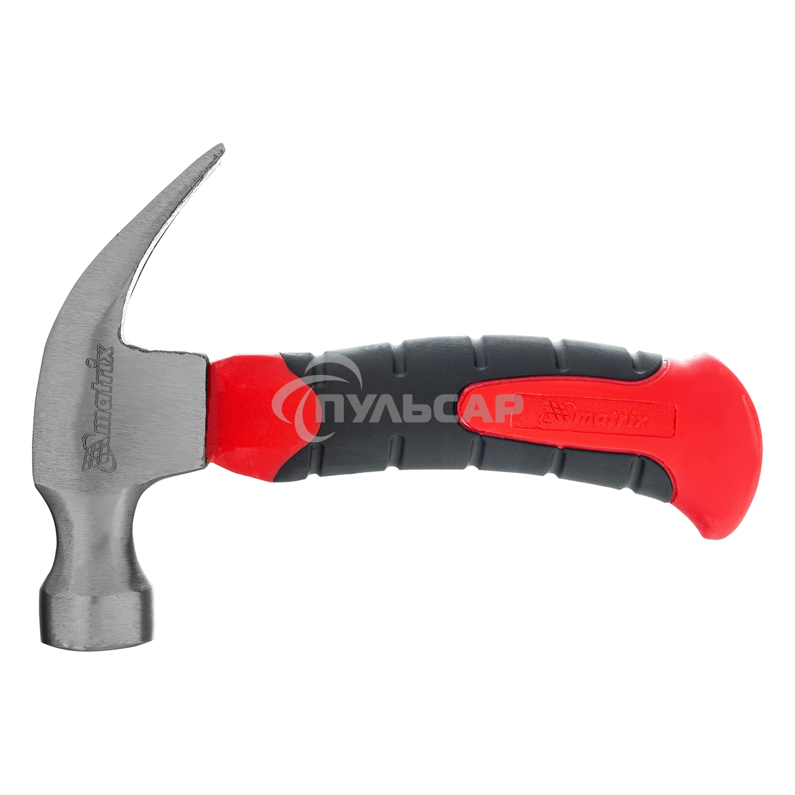 Молоток-гвоздодер Matrix мини, фибергласовая двухкомпонентная рукоятка, 250г