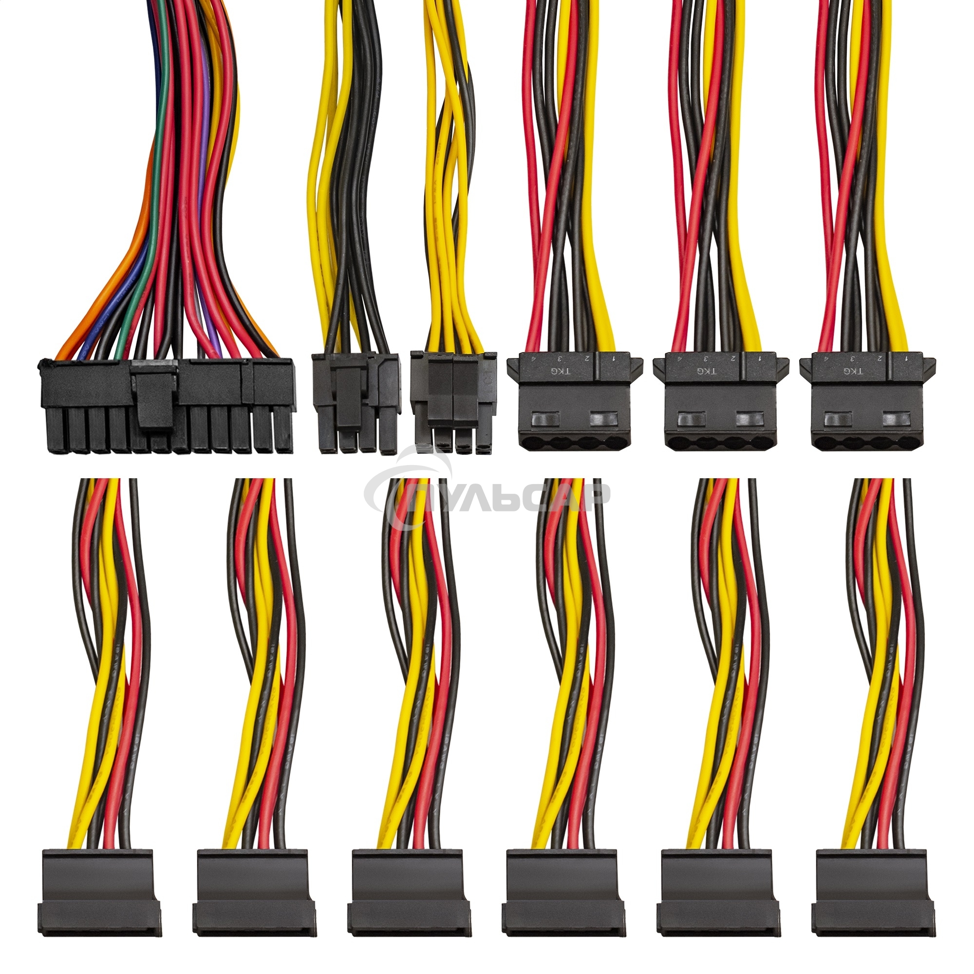 Блок питания серверный ExeGate ServerPRO-500ADS (EX235029RUS), 500Вт, 2х80мм, черный