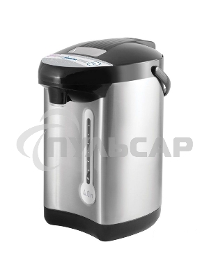 Термопот HOMESTAR HS-5003 (004151) Мощность: 750 Вт Объем: 4 л Мощность в режиме поддержания температуры: 35 Вт 2 способа подачи воды: автоматическая (нажатием кнопки, нажатием чашкой) Функция поддержания температуры Функция повторного кипячения Быстрое к