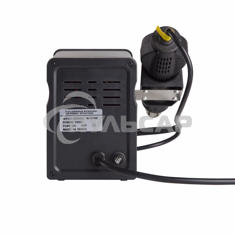 Паяльная станция Rexant, 2 в1: паяльник + термофен, с цифровым дисплеем, 150-500 °С