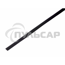 Трубка термоусадочная 6.0/3.0 1м черный Rexant 20-6006