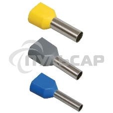 Наконечник-гильза изол. НГИ2 10-14 сл. кость (уп.100шт) ИЭК UTE10-D10-0-100