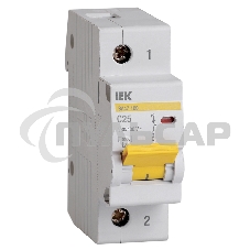 Выключатель автоматический модульный 1п C 25А 10кА ВА47-100 ИЭК MVA40-1-025-C