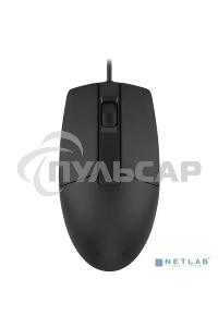 Мышь проводная A4Tech OP-335S черный, 1200 dpi, USB, кнопки - 3