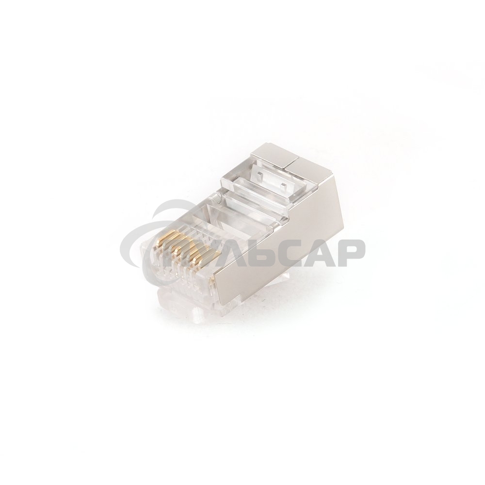 Коннектор RJ-45 экранированный (5 кат, 100шт, PLUG5SP, RJ45-FTP/SFTP, TC-PLUG-8P8C-S-C5-SH)