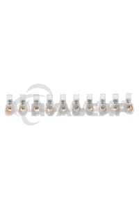 Концевой зажим винтовой изолированный КЗВИ 6 мм (10х1) (10 шт./уп.) Rexant