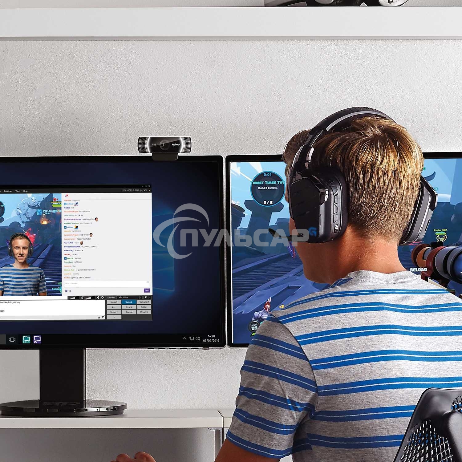 Веб-камера Logitech C922 Pro Stream Webcam