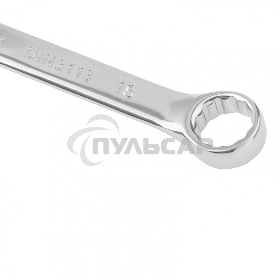 Ключ комбинированный Matrix, 18 мм, CrV, полированный хром