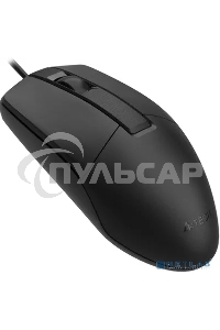 Мышь проводная A4Tech OP-335S черный, 1200 dpi, USB, кнопки - 3
