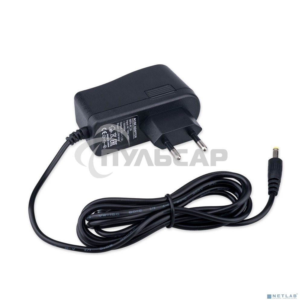 Блок питания Gembird NPA-AC26, 15В/1,5А, 22,5Вт, 1 штекер 4,0х1,7мм для Яндекс станции Мини