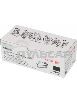 Картридж лазерный Xerox 106R01634 черный для Xerox Ph 6000/6010N/WC 6015 (2000 стр.)(Channels)