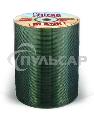 Диск CD-R Mirex 700 Mb, 48х, Shrink (100 шт.), Blank (100/500)