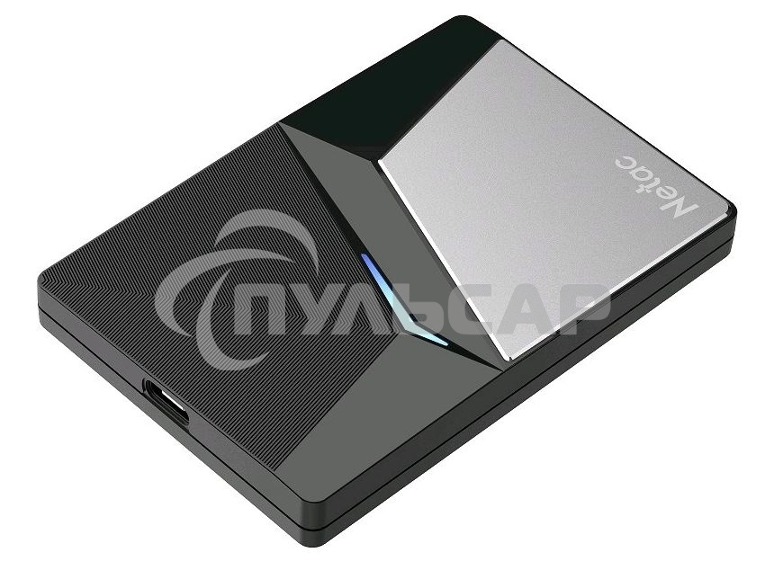 Внешний SSD Netac Z7S, 480 GB, USB 3.2 Gen 2 Type-C, R/W 550/480, черный