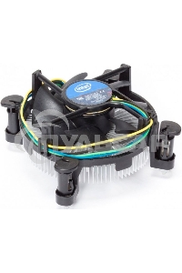 Кулер Intel E97379серебристый/черный 90мм алюминий 2500rpm 27db 4-pin 73W 58мм