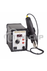 Паяльная станция (термофен) Rexant 12-0714 термовоздушная с цифровым дисплеем 150-500°С (R858D)