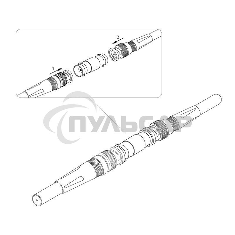 Переход гнездо BNC - гнездо BNC (I-коннектор) Rexant