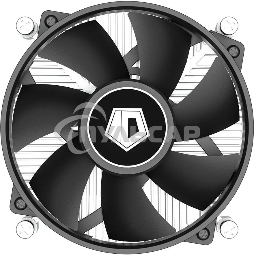 Кулер ID-COOLING DK-17 PWM серебристый/черный 92мм алюминий 2200rpm 26db 4-pin 65W 42мм