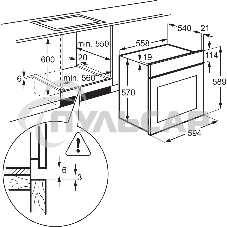 Электрический духовой шкаф Electrolux с кольцевым нагревательным элементом SurroundCook, основной цвет - нержавеющая сталь c Anti Finger Print, утапливаемые переключатели, таймер отключения, отложенный старт, будильник, хромированные направляющие из нержа