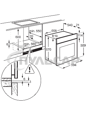 Электрический духовой шкаф Electrolux с кольцевым нагревательным элементом SurroundCook, основной цвет - нержавеющая сталь c Anti Finger Print, утапливаемые переключатели, таймер отключения, отложенный старт, будильник, хромированные направляющие из нержа