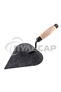 Кельма штукатура стальная, деревянная усиленная ручка Россия