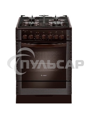 Плита комбинированная Gefest 6502-03 0030 коричневый, конфорок 4 газовых, духовка 55 л, 60 см x 85 см x 60 см