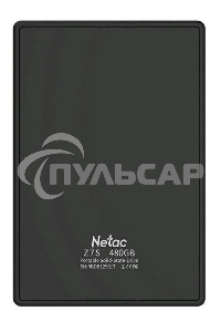 Внешний SSD Netac Z7S, 480 GB, USB 3.2 Gen 2 Type-C, R/W 550/480, черный