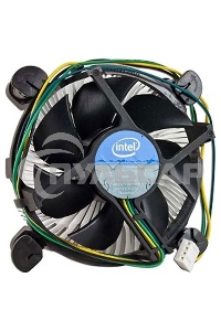 Кулер Intel E97379серебристый/черный 90мм алюминий 2500rpm 27db 4-pin 73W 58мм