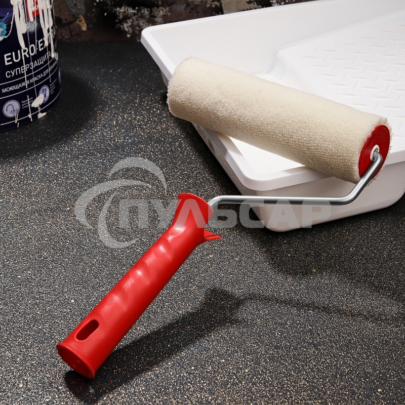 Валик Rexant велюр, ворс 5 мм, ширина ролика 180 мм, Ø 42 мм, бюгель 6 мм