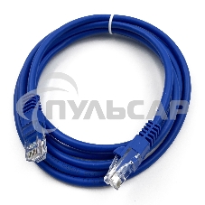 Патч-корд Buro UTP cat5E 2м синий RJ-45 (m)-RJ-45 (m)
